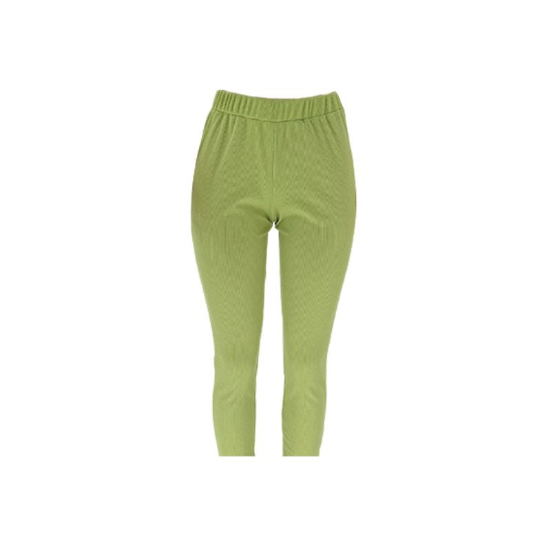 Conjunto de tres piezas de pantalones casuales de color sólido