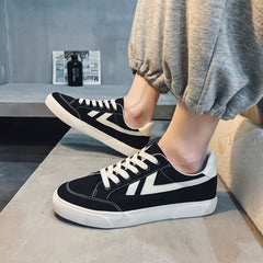 Cool Graceful Summer Trendy White Matching Canvas Shoes