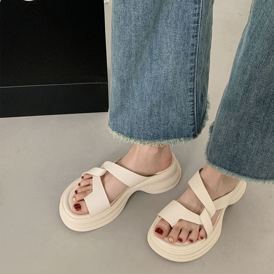 Chic Simple Twist Sandals