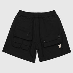 Einfarbige Outdoor-Cargo-Shorts