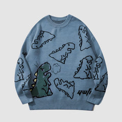 Dinosaurier-Strickpullover