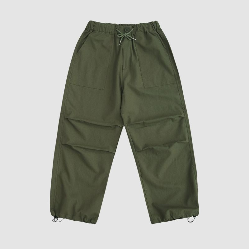 Pantalones cargo básicos sólidos