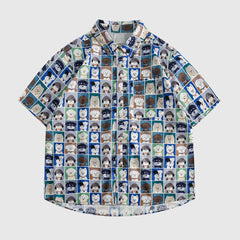 Quirky Cartoon Print Shirt