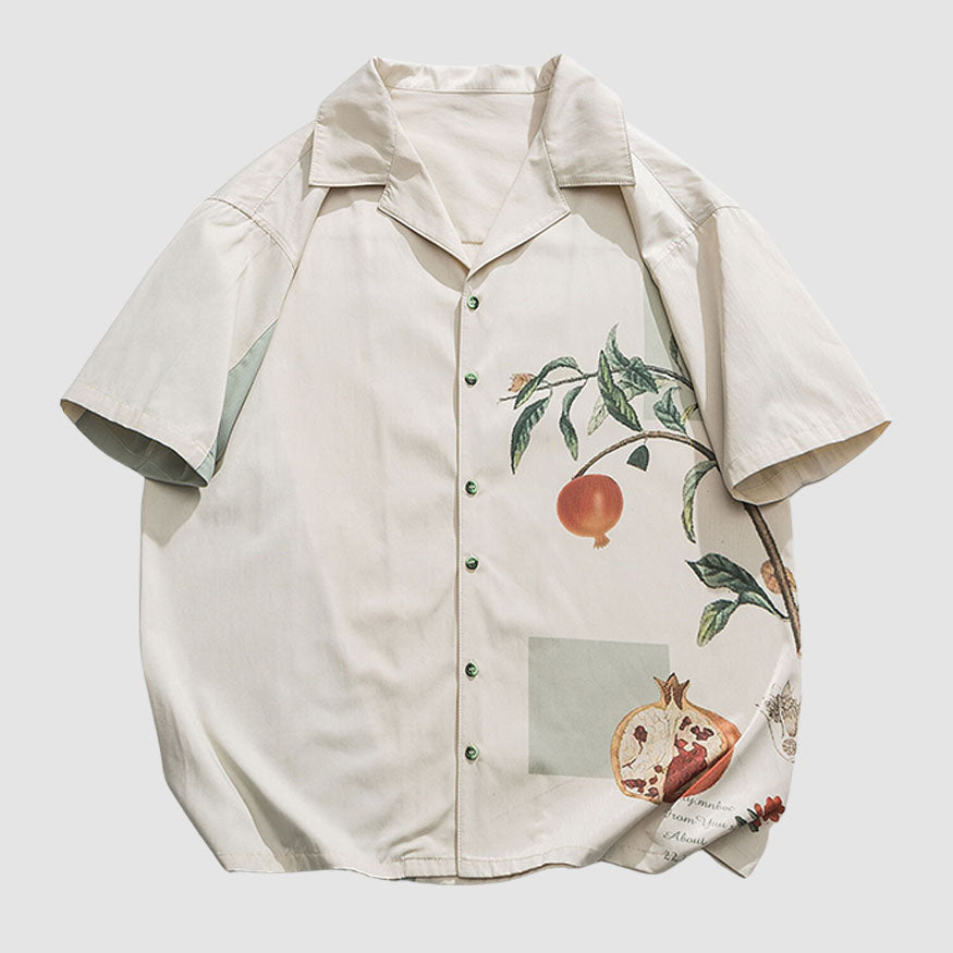 Camisetas con estampado de plantas