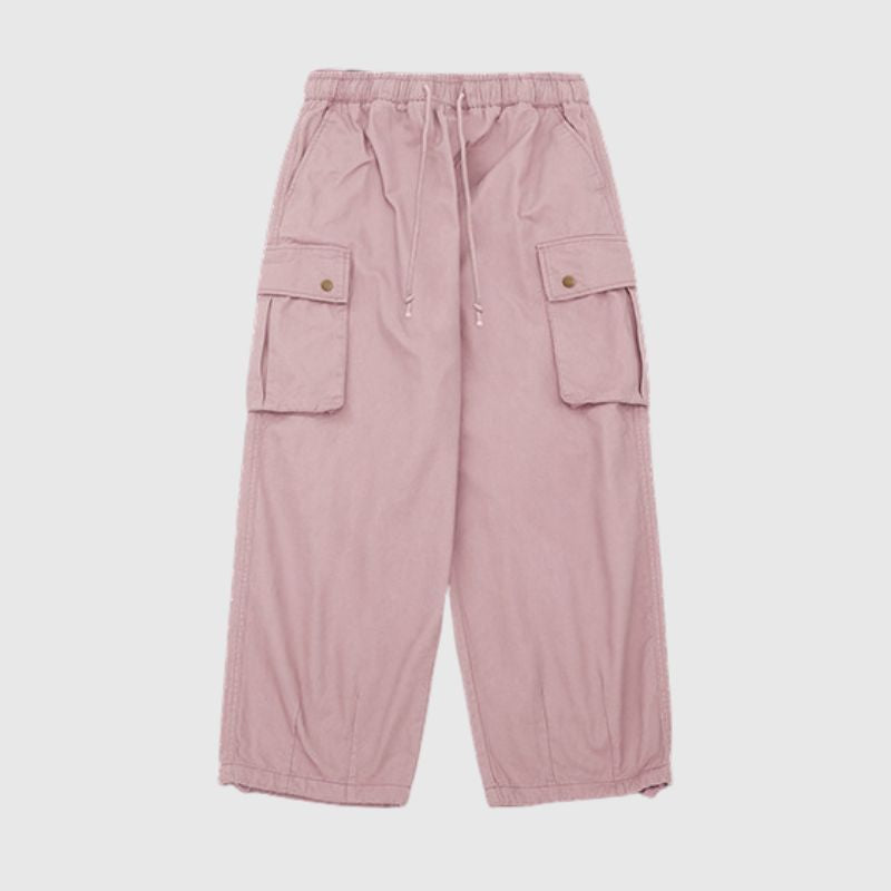 Side Pocket Patch Cargo Pants