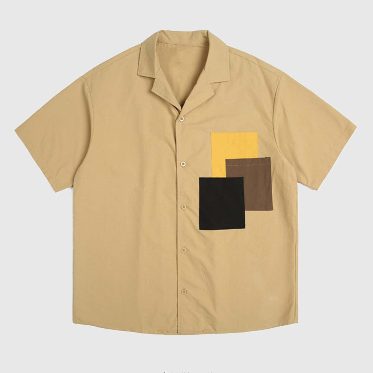 Pocket Patchwork Shirts