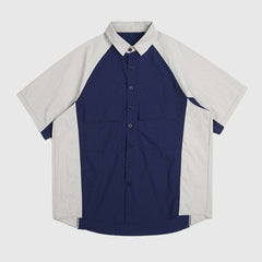 Color Block Utility Shirt