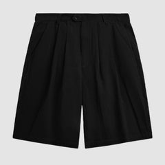 Anzugshorts mit Plissiertem Design