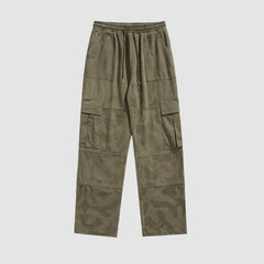 Pantalones cargo casuales de camuflaje