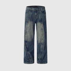 Schwere Cleanfit-Jeans