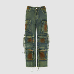 Dirty Fit Denim-Cargohose im Sfumato-Design