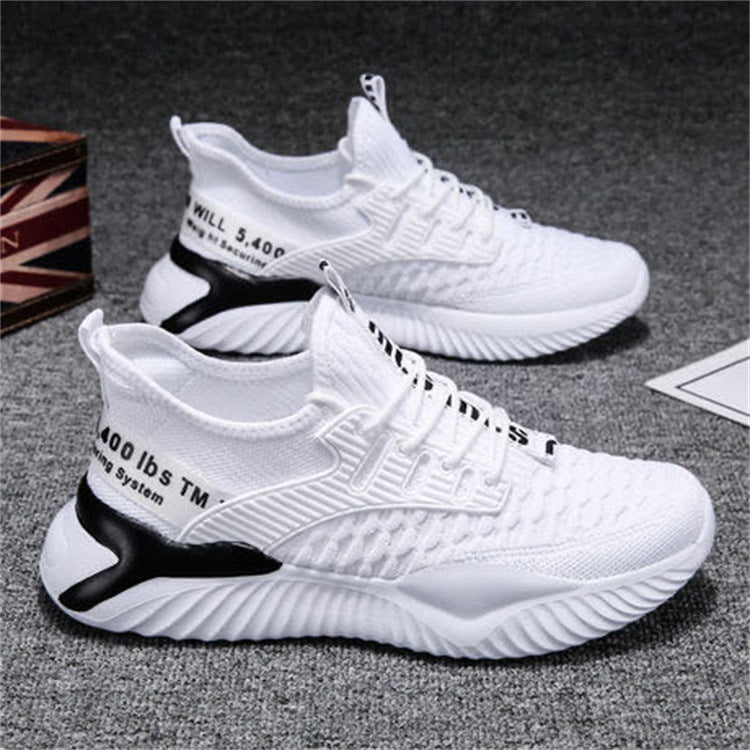 Men's Korean Style Trendy Breathable Running Sneakers