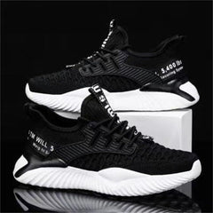 Men's Korean Style Trendy Breathable Running Sneakers