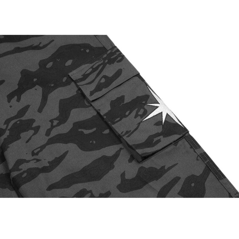 Pantalones cargo de camuflaje de hip-hop