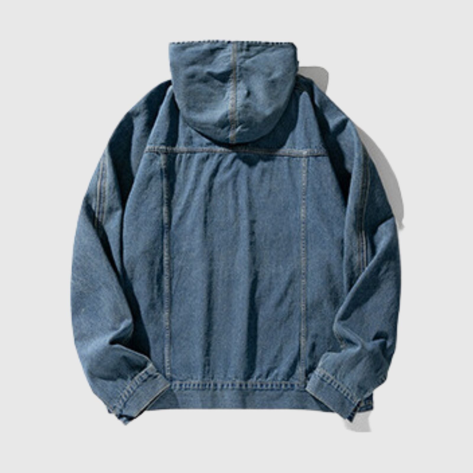 Sudadera con capucha vintage desgastada y estilo urbano