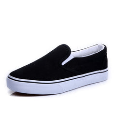 Three-time Vulcanized Couple Korean Style Low Canvas Shoes
