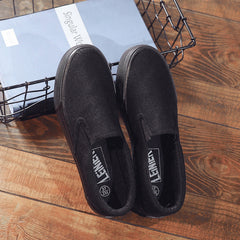 Three-time Vulcanized Couple Korean Style Low Canvas Shoes