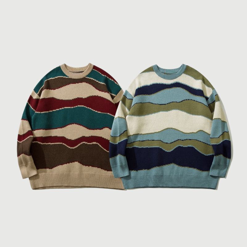 Japanese Vintage Striped Sweater