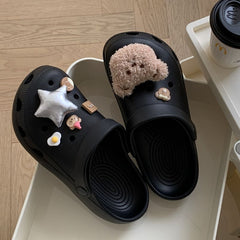 Zueco de jardín con forma de estrella de oso Ragdoll