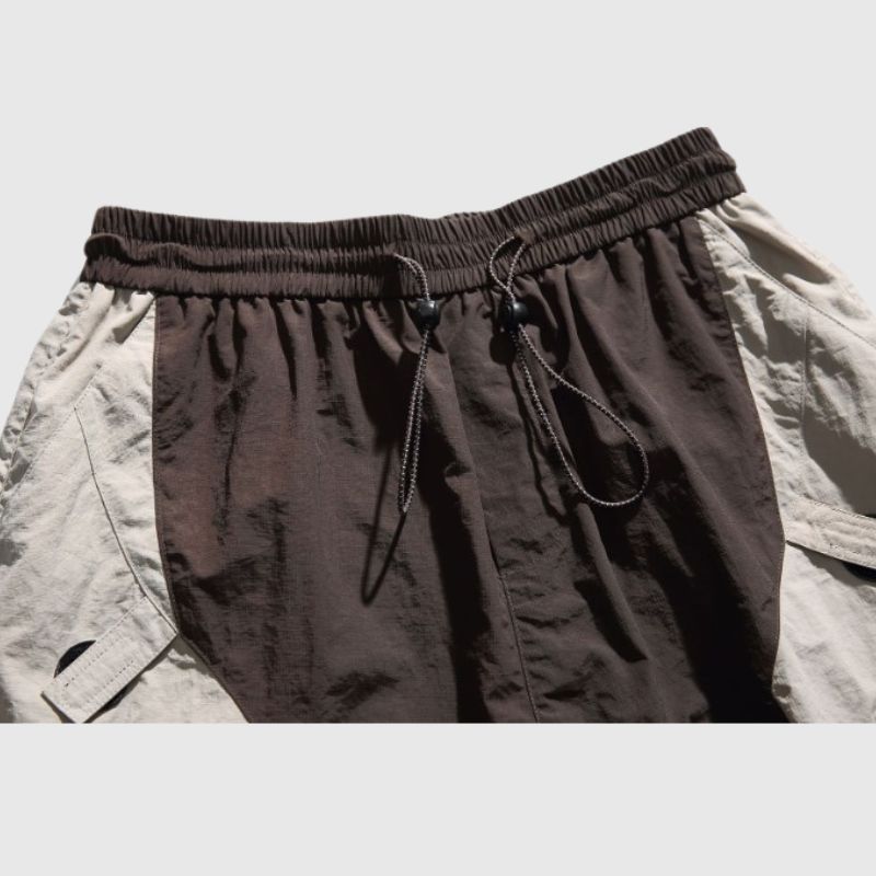 Patchwork Cargo Shorts