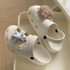 Zueco de jardín con forma de estrella de oso Ragdoll