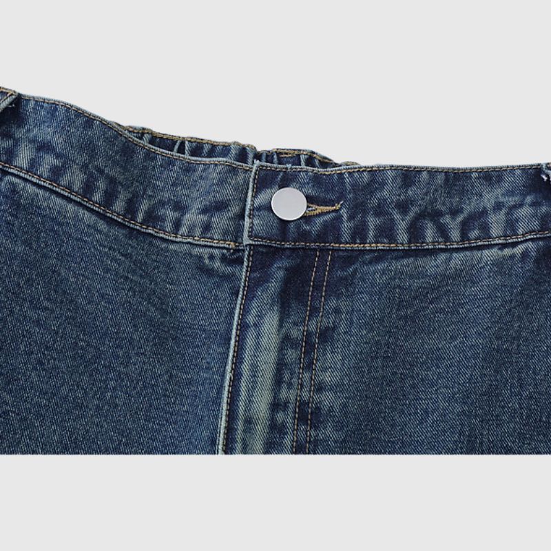 Jeansshorts mit Stern-Patch