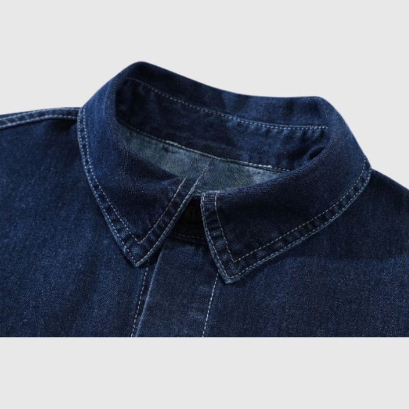 Denim Multi-pocket Shirts