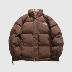 Abrigo deportivo reversible de algodón informal