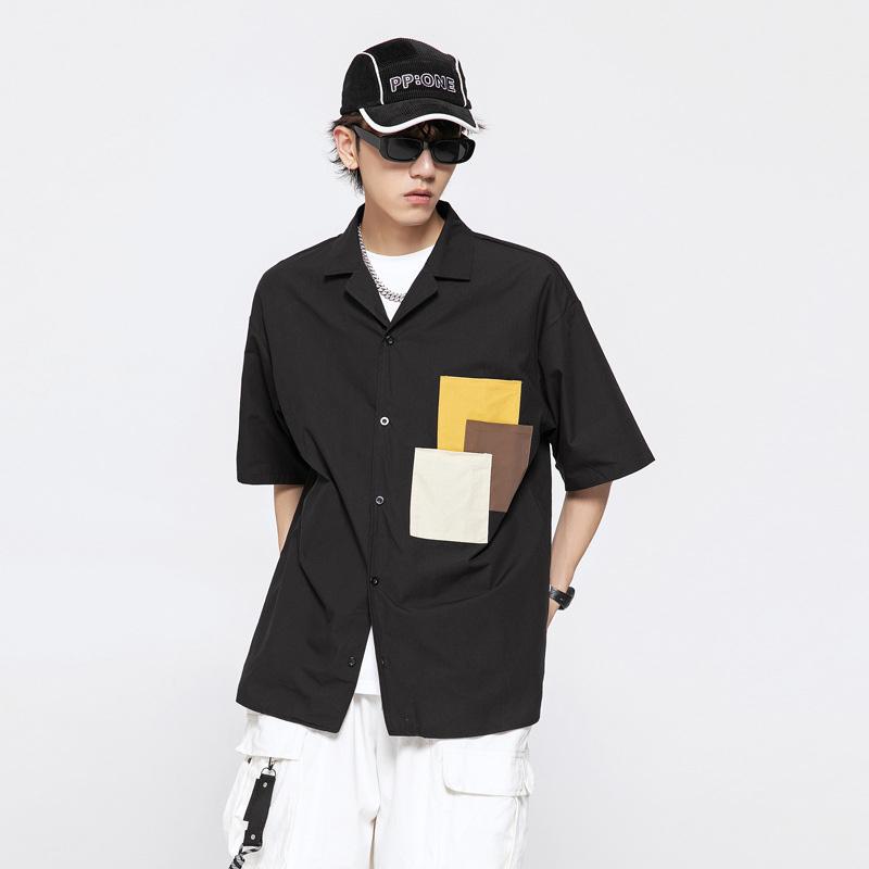 Pocket Patchwork Shirts