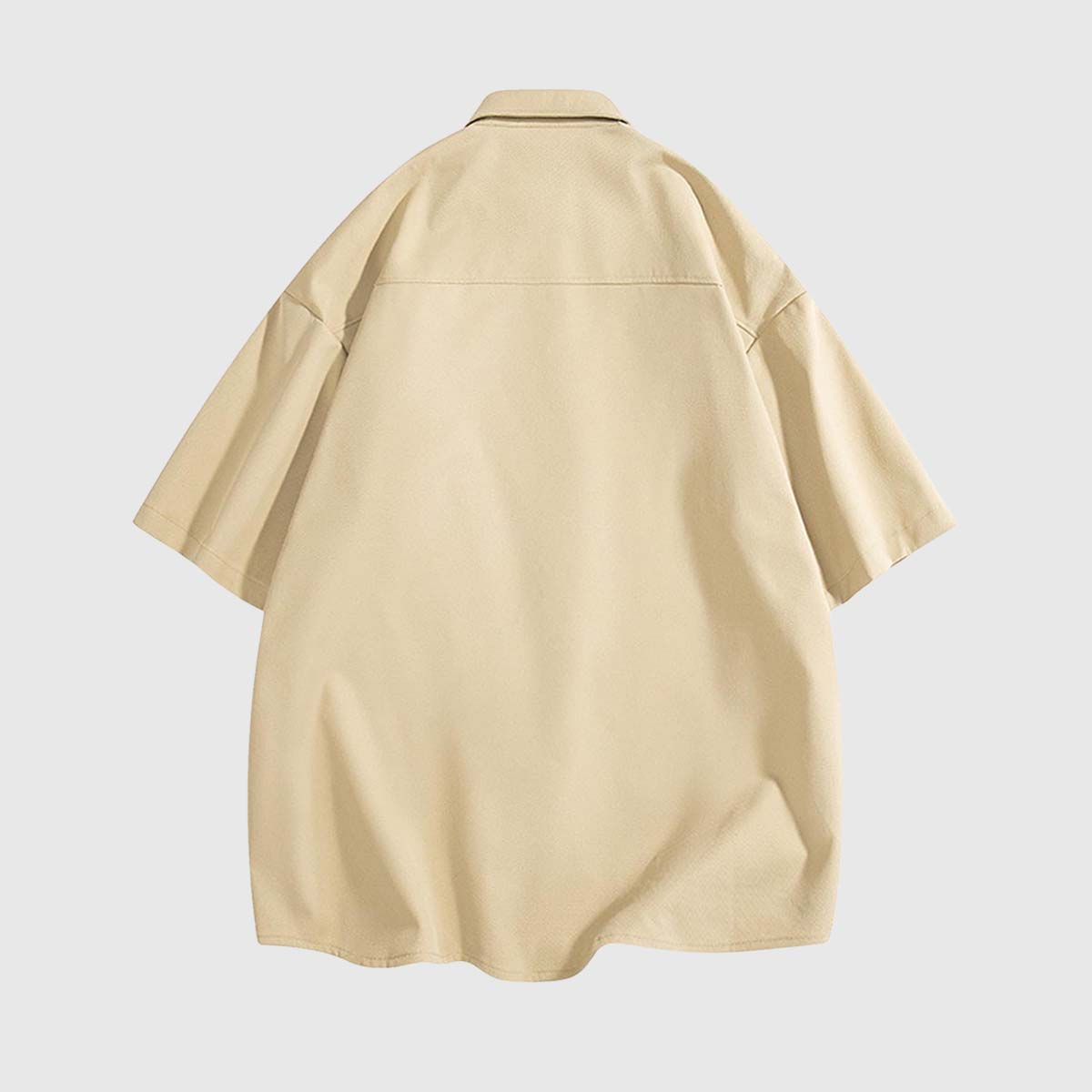 Two-Tone Oversized Utility Shirts