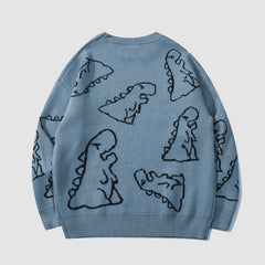 Dinosaurier-Strickpullover