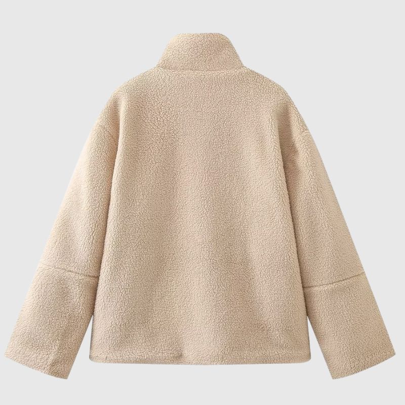 Solid Color Berber Fleece Jacket