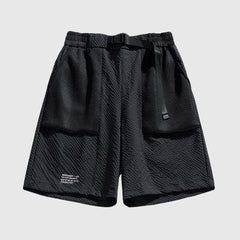 Mesh-Sportshorts mit Kordelzug