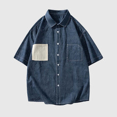 Patch Pocket Denim Shirt