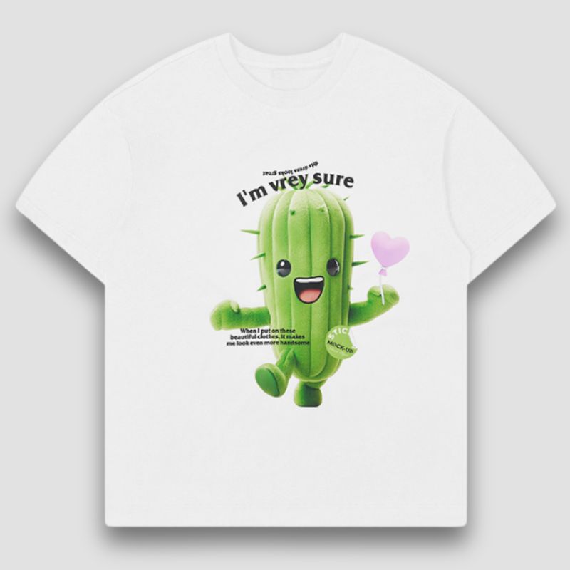 Cartoon Kaktus T-Shirt