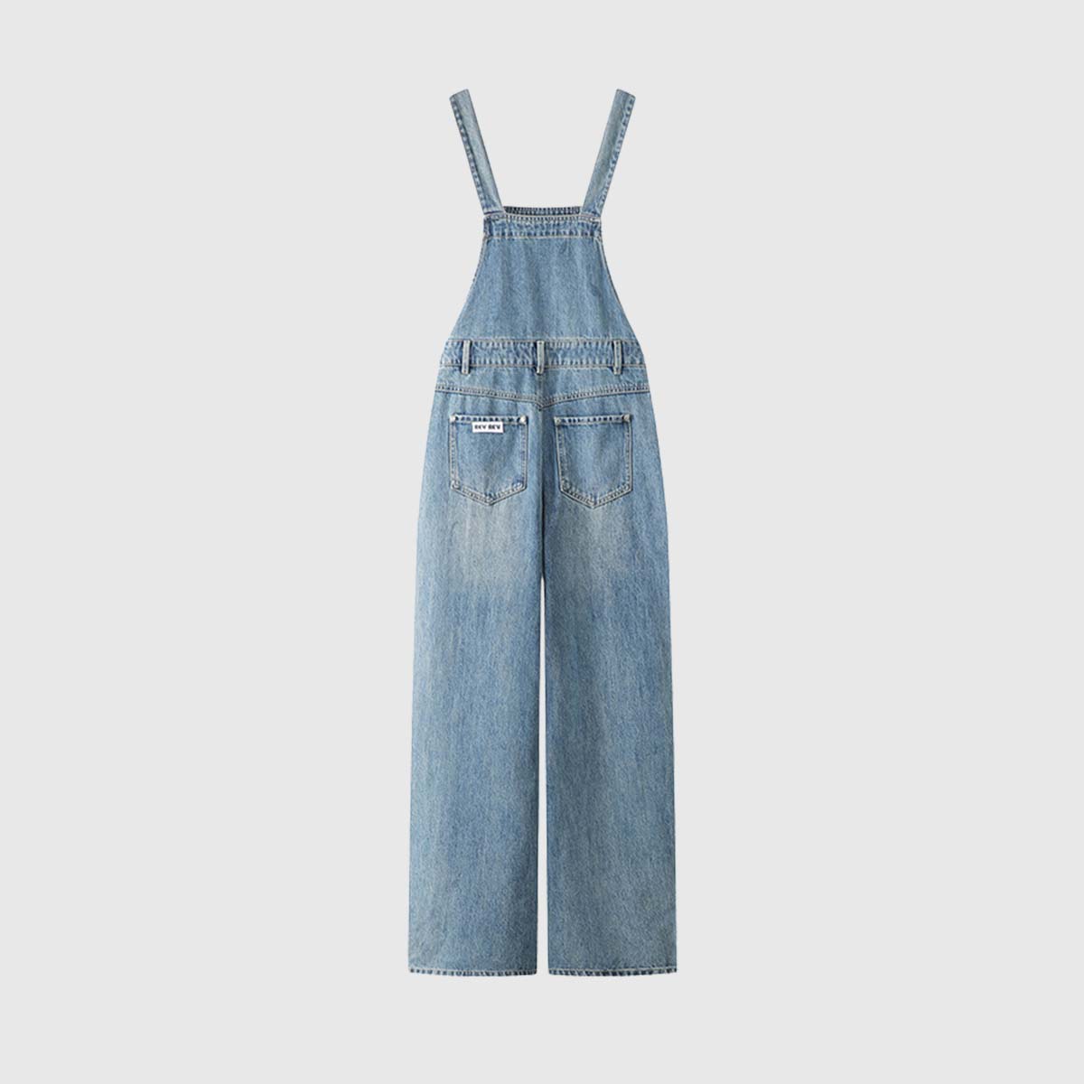 Jeans-Overall mit Sternenmuster