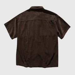 Brown Casual Utility Shirt