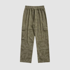 Pantalones cargo casuales de camuflaje