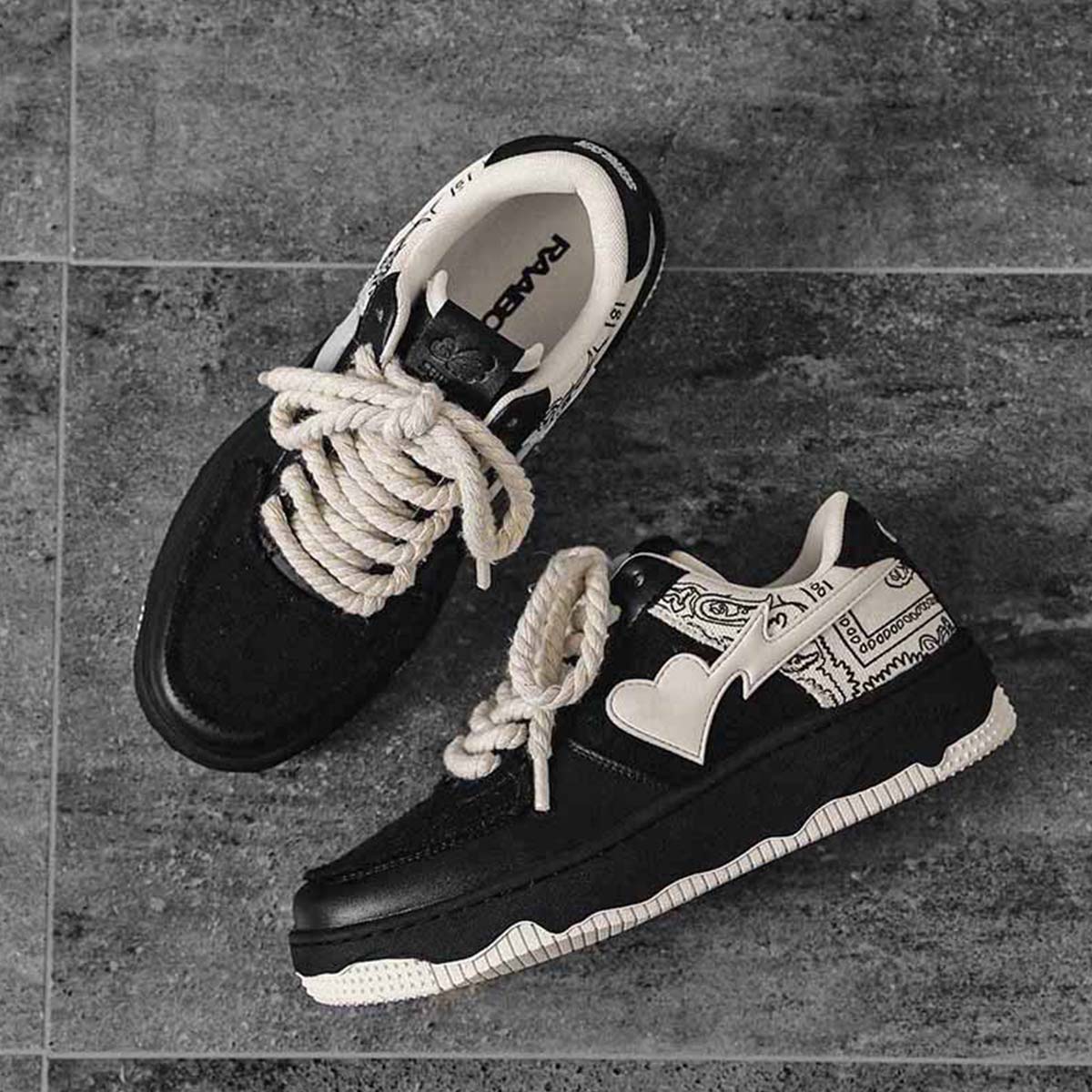 Monochrome Love High-Tops