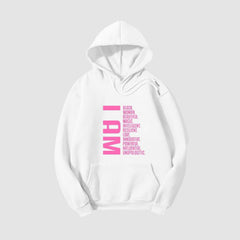 Sudadera con capucha estampada con letras