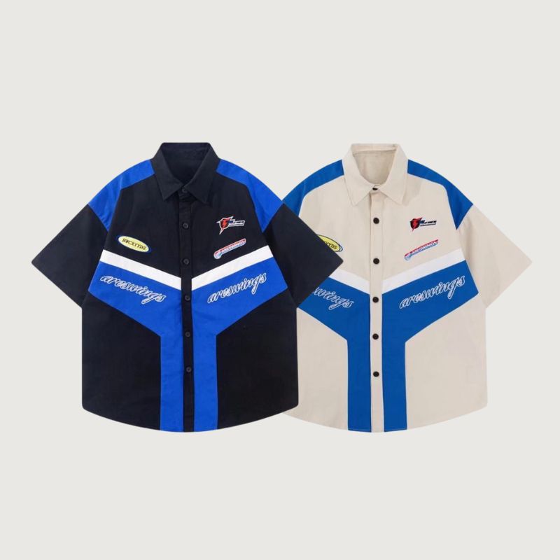 Racing Patchwork-Shirt