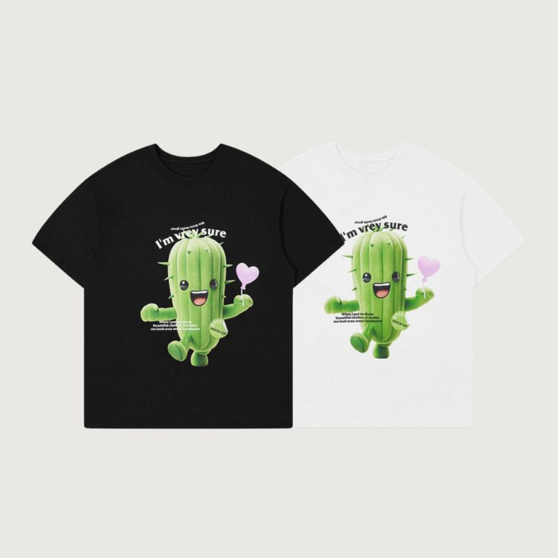 Cartoon Kaktus T-Shirt