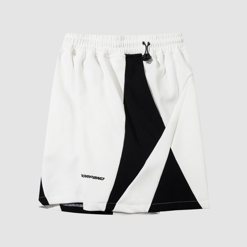 Sportliche Shorts mit Farbblockdesign