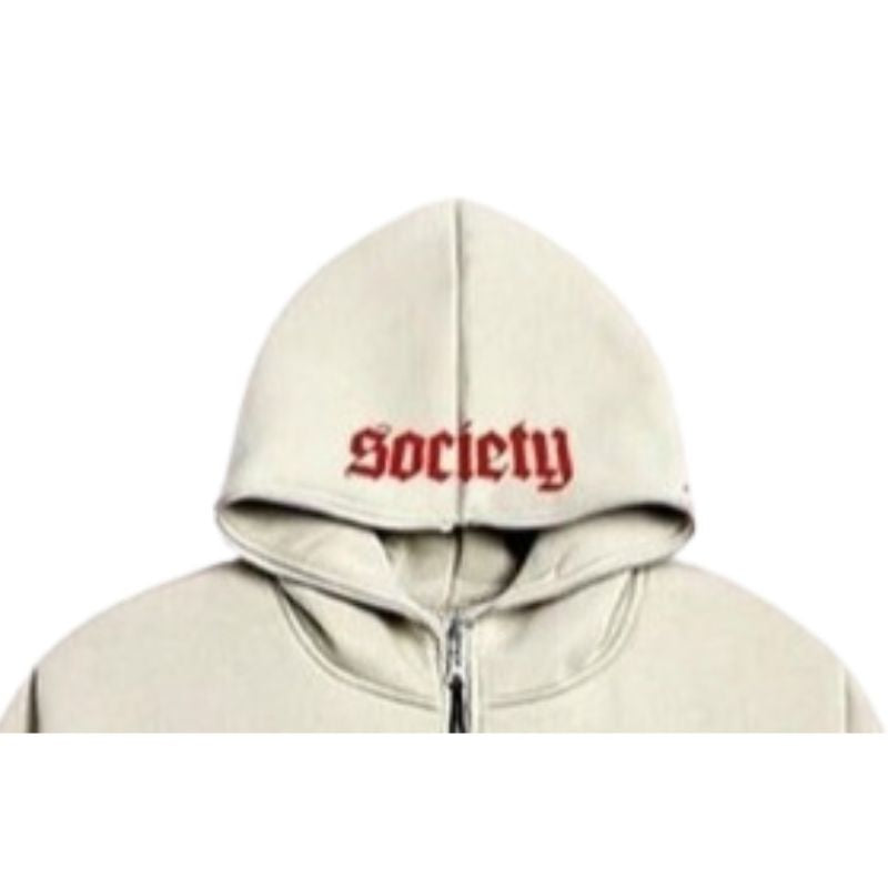 Retro Skull Zip Hoodie