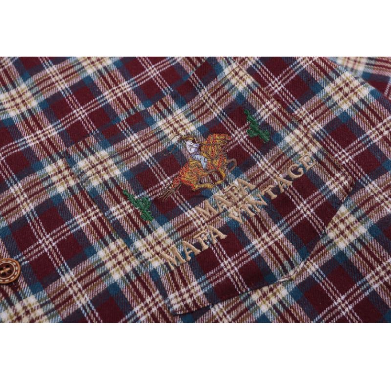 Hip Hop Vintage Plaid Shirt