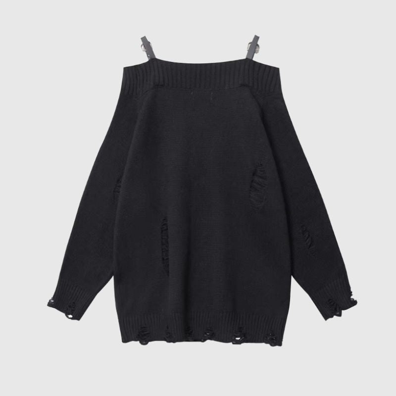 Asymmetrischer gemütlicher schicker Pullover