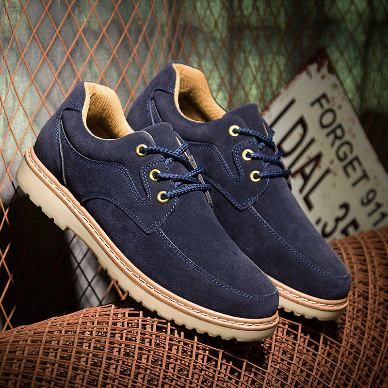 Men's British Logging Tooling Suede Casual Shoes