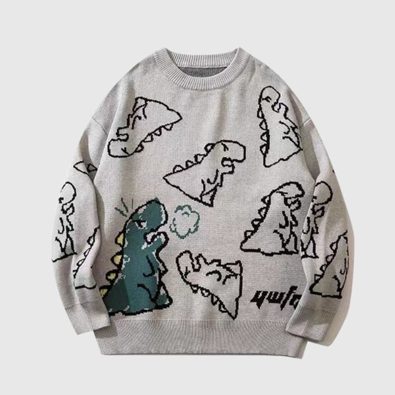 Dinosaurier-Strickpullover