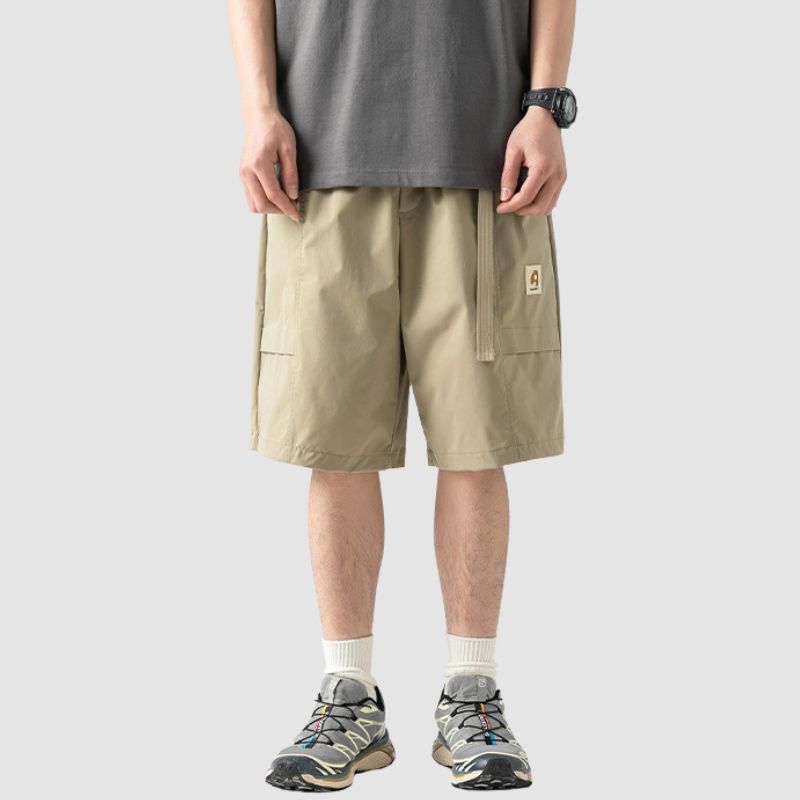 Cargo-Shorts mit Schnallengürtel