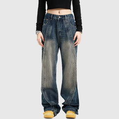 Schwere Cleanfit-Jeans